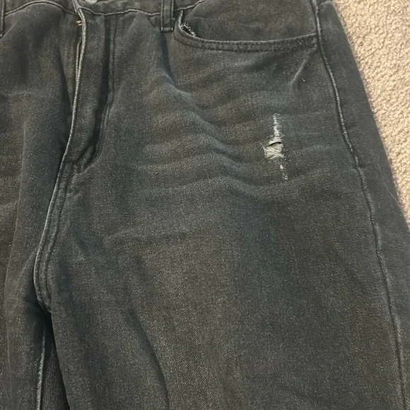 Shein L Tall Black/gray Mom Jeans - Picture 4 of 8